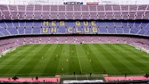 Fans have mixed views on Barca's closed doors game