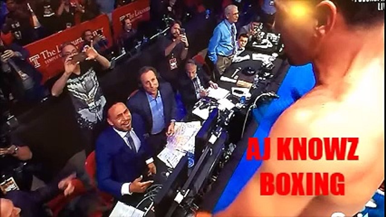 DANNY GARCIA AND KEITH THURMAN NEARLY COME TO BLOWS AFTER THE FIGHT ...-bmh72Mzmps4
