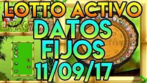 LOTTO ACTIVO DATOS FIJOS 110917  Eiva07