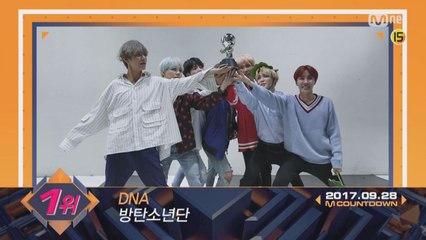9월 마지막 주 1위 '방탄소년단'의 'DNA' 앵콜 무대! (Full ver.)