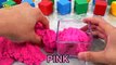 DIY How to make Kinetic Sand Cake Rainbow Pool Mad Mattr Learn Colors