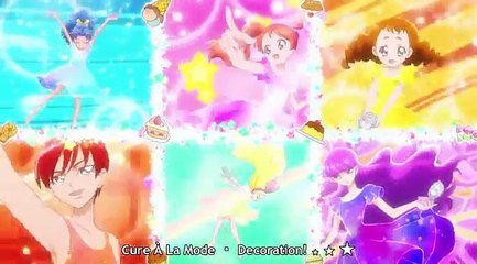 Kirakira☆Precure A La Mode Episode 28  Transformation grup-ObgA1e2txsg