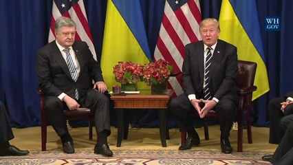 President Trump Meets With President Poroshenko of Ukraine