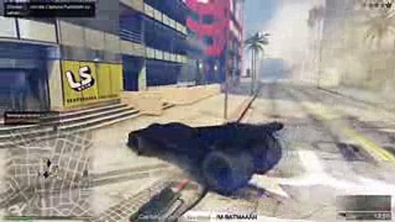 GTA 5 ONLINE BATMOBILE (TEST DRIVE)