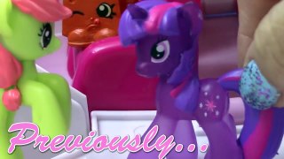 MLP Airplane Airport - Shark Waters - My Little Pony Travel Part 15 Twilight Pinkie Pie Series Video