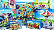 Playmobil Summer Fun Amusement Park Collection! Ferris Wheel, Spinning Spaceships and more!