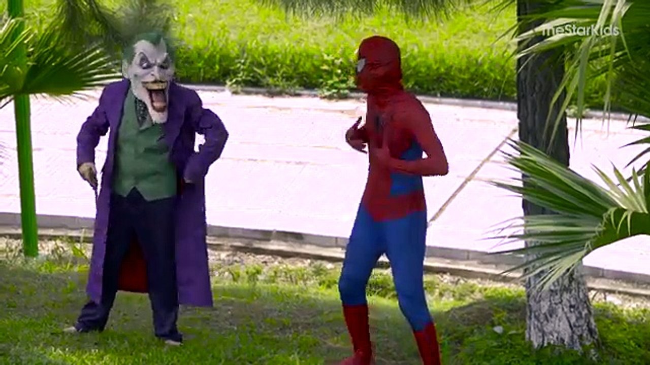 Frozen Elsas Dress is MISSING - Spiderman vs Witch - Joker Love Elsa Superhero Funny Pranks