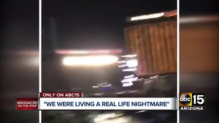 People run as shots are fired at music festival in Vegas killing more than 50