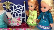 Frozen Elsa and Anna Toddlers and a Giant Gummy Bear! With Queen Elsa and more!