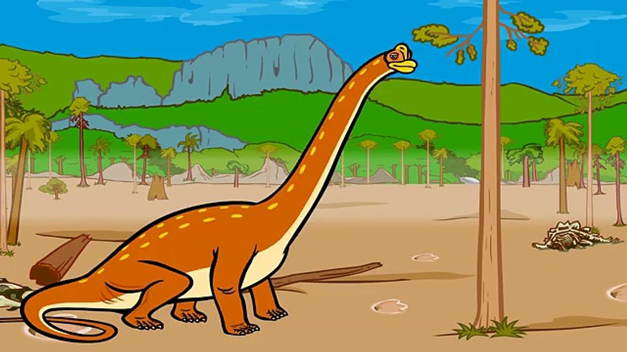 Brachiosaurus, a Giraffe-Like dinosaur with English Sub ★Genikids Dinosaur
