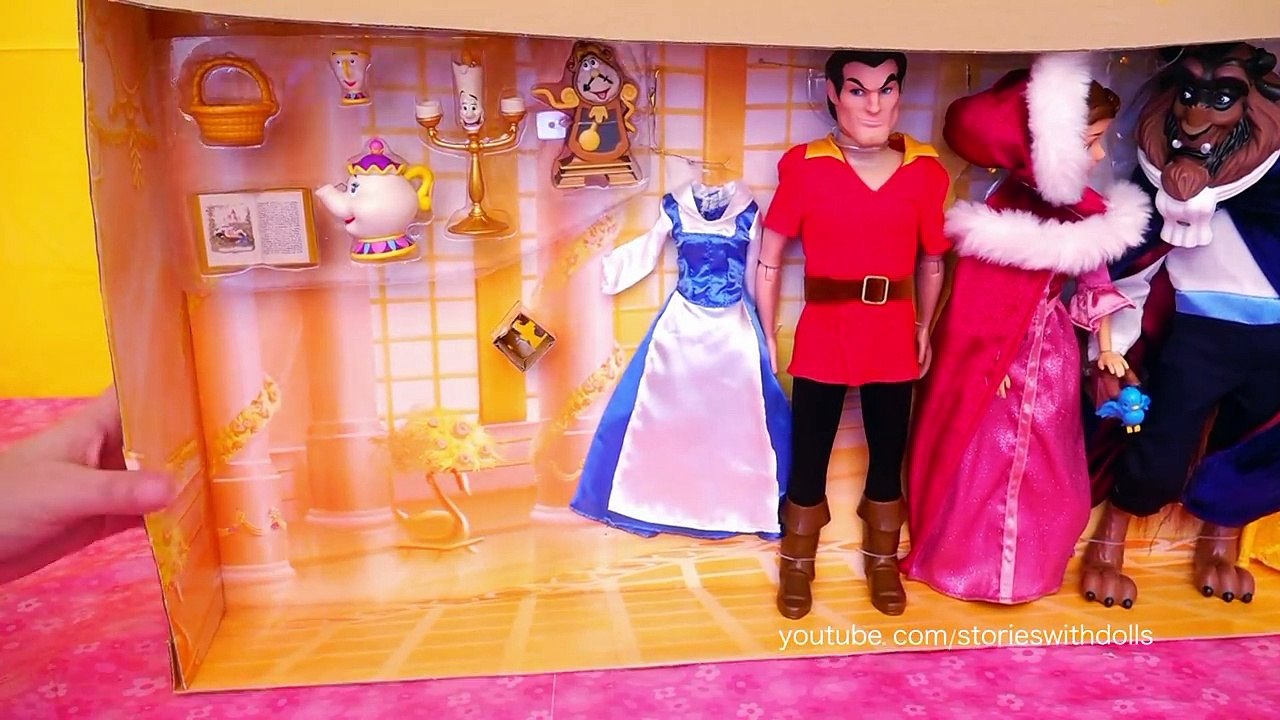 Beauty and the Beast Toys Deluxe Set - Belle Makes Dinner for Beast - Stories With Toys & Dolls