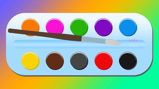 Learn Colors with Colors Finger Family Paint | Nursery Rhymes for Children Toddlers Babies Kids