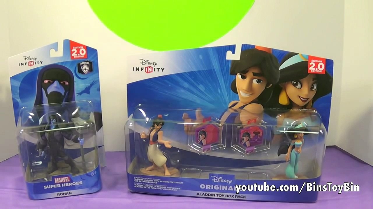 Disney Infinity 2.0 Aladdin & Princess Jasmine! Review by Bins Toy Bin