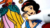 DISNEY PRINCESS - Ariel, Cinderella, Jasmine,Belle,Snow white and Aurora Coloring Page