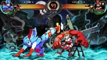 Skullgirls: Beowulf Arcade Mode Nightmare Difficulty (Also with Robo-Fortune and Filia)