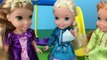 Rapunzel Toddlers Hair Stolen By Maleficent! With Frozen Elsa and Anna Toddlers Plus More