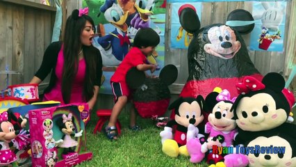 Disney Junior Videos WORLD BIGGEST GIANT EGG SURPRISE OPENING Mickey Mouse Clubhouse Minnie toys