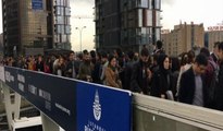 Yenibosna'da metrobüs çilesi