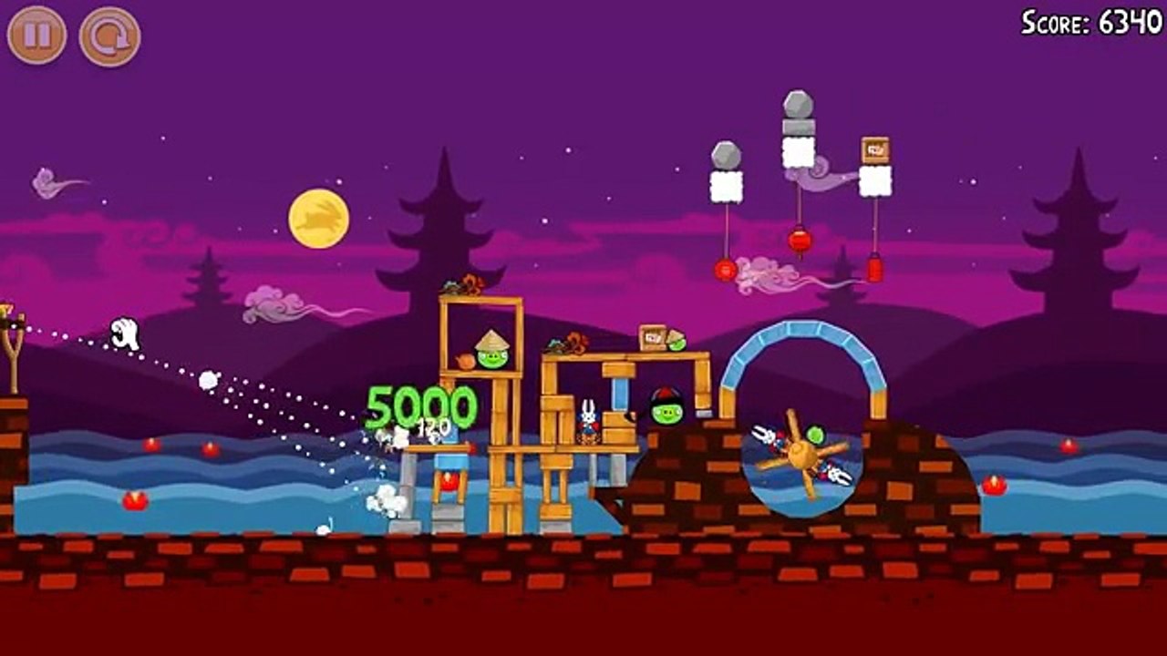 Lets Play Angry Birds Seasons 01 - Who wants a mooncakes?