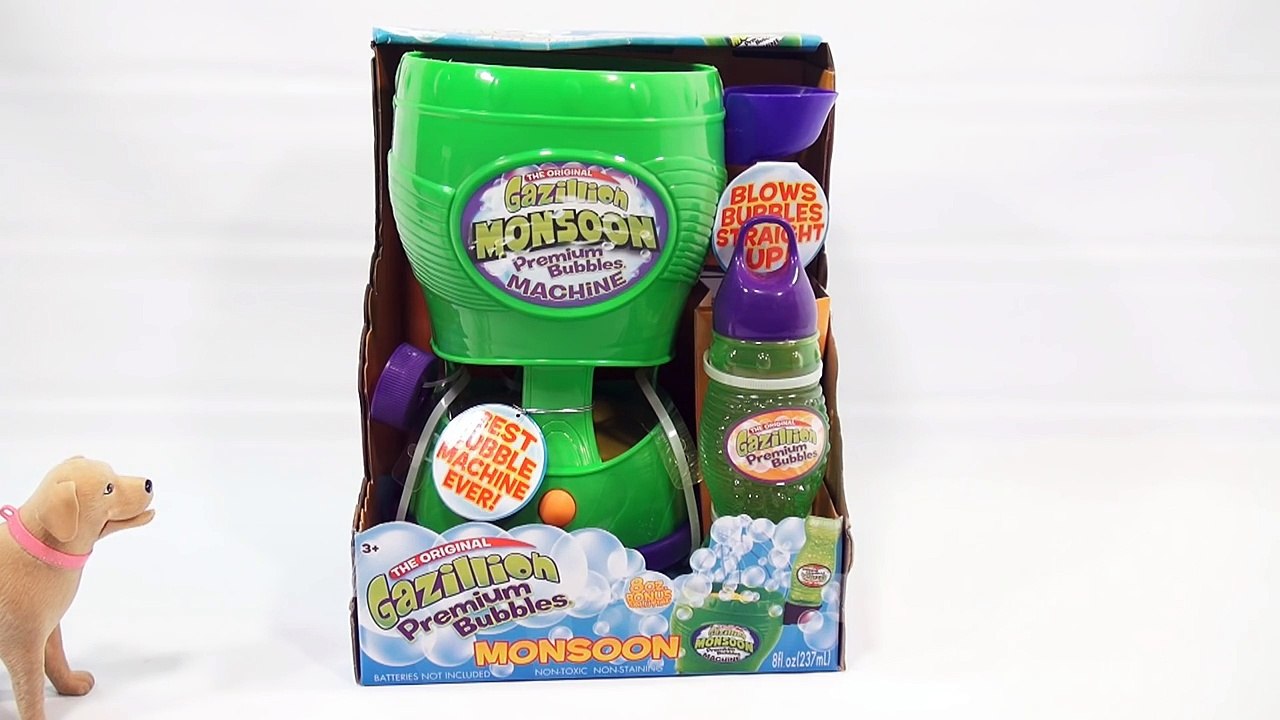 Gazillion Monsoon Bubble Machine, Going Outside!