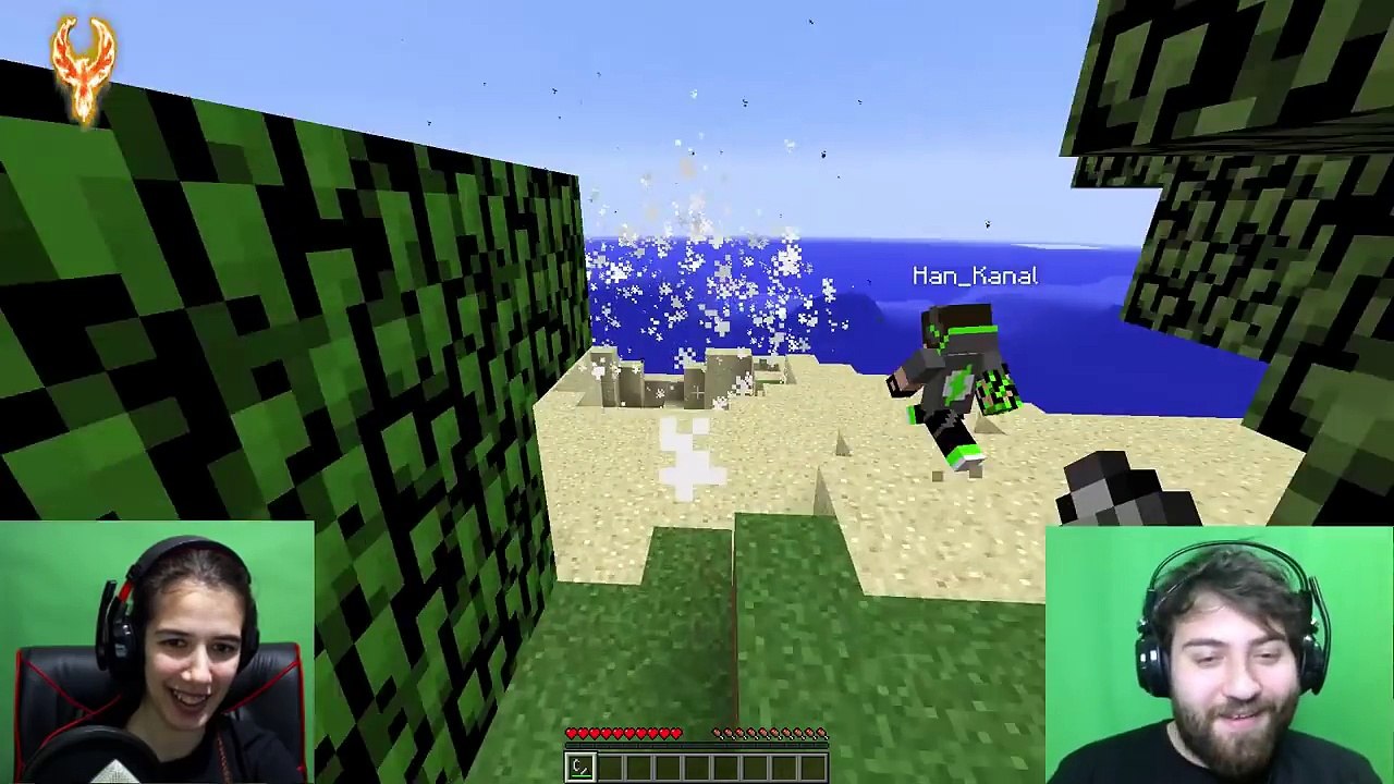 KAÇIN !! Daha Çok TNT : Minecraft Mod / İkili Facecam w Han Kanal