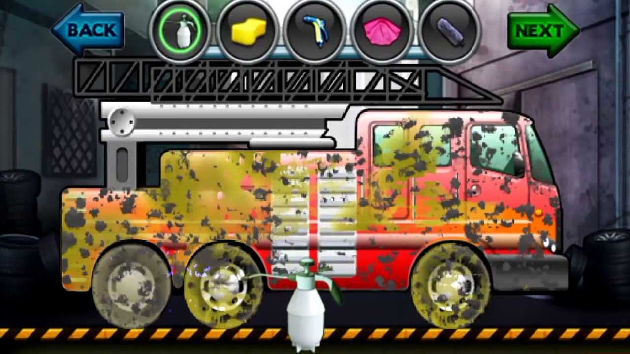 Cartoon about cars. FIRE TRUCK. Car Wash Salon Truck. Мультики про Машинки. ПОЖАРНАЯ МАШИНА.