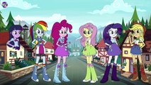 Equestria Girls Transform Into SuperHeroes - My Little Pony Coloring Transformation