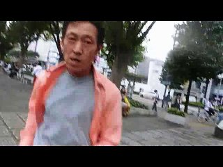 指名手配。。火病を抱える在日社会はスパイ工作員の組織社会だと、、朝鮮人ダー・・・、栄で出現。_171001_草莽愛知、