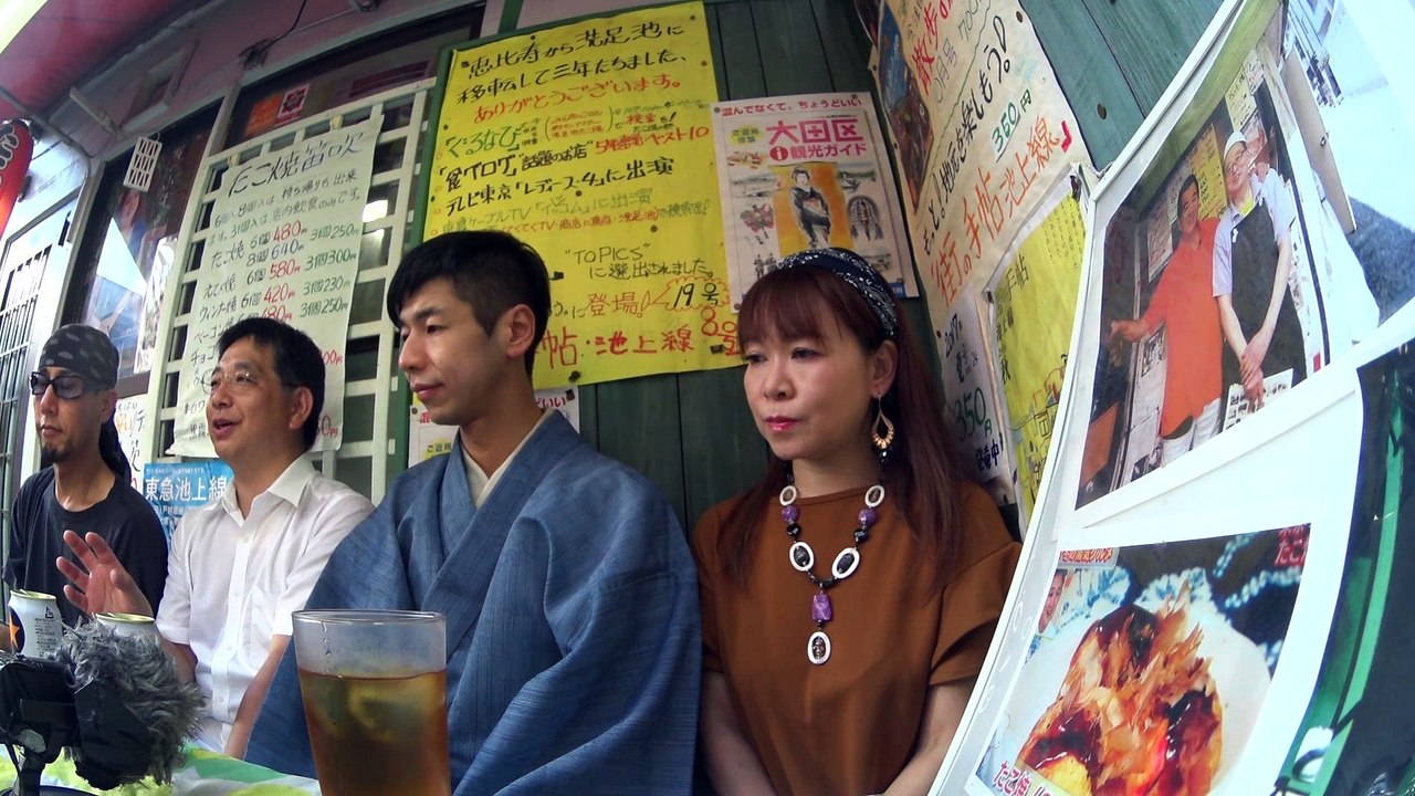 てくてくTV　街の声は街で聞け！！Vol.44　大門裕子　篠崎月美　石井 健蔵（渋谷川ルネッサンス） in洗足池　たこ焼笛吹　前半