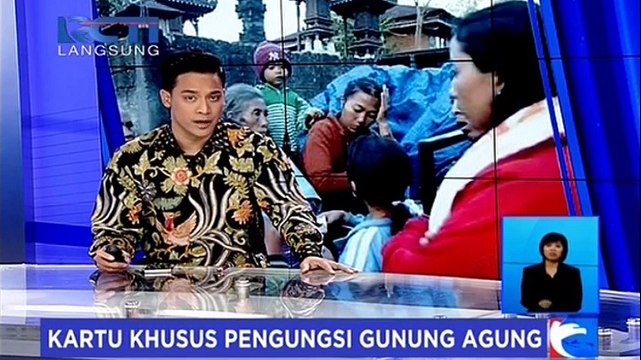 Kartu Khusus Pengungsi Gunung Agung