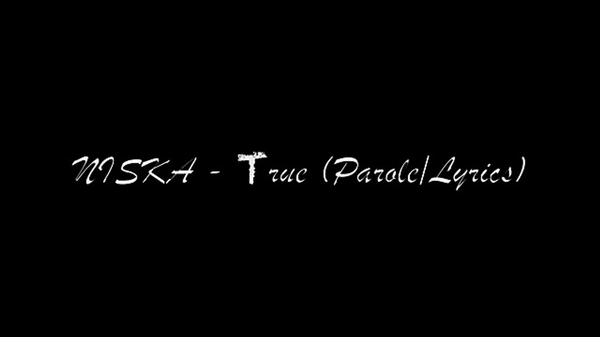 ⁣NISKA - True (Parole_Lyrics)
