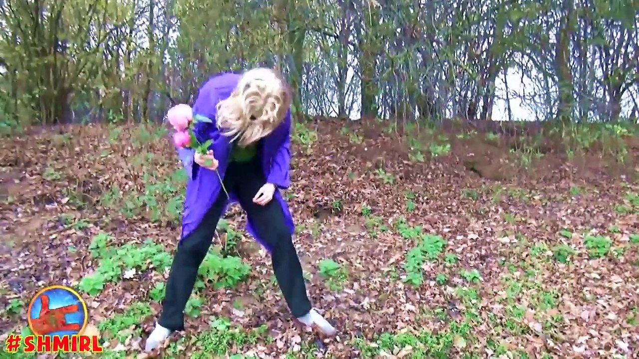 ❤ Spiderman Flowers! w/ Joker & Frozen Elsa Funny Superhero Movie in Real Life - Amazing Superheroes