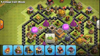 CoC- NEW (TH8) Farming Base+Replays | WITH BOMB TOWER | UPDATE | Clash of clans
