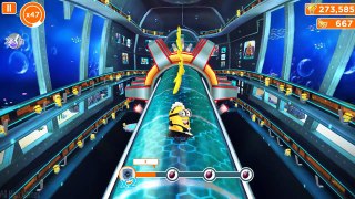 Despicable Me 2 - Minion Rush : Maid And Vampire Minion Collecting Bananas in Submarine