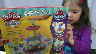 Đồ Chơi Đất Nặn Tháp Bánh Play - Doh Bé Peanut Làm Bánh Play Dough Cupcake Tower