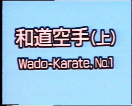 The Essence of Wado Ryu Karate No.1