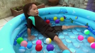 Mandi Bola Dan Mandi Balon Learn Color♥ Kids Pool Fun Ball ♥ Ball Pit Show For Toddler