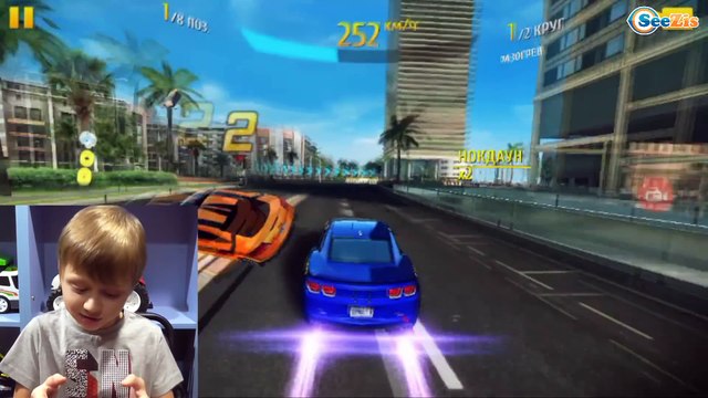 Asphalt 8 Game for boys Игорек и Супер Гонка Развлечения для детей Entertainment for Children