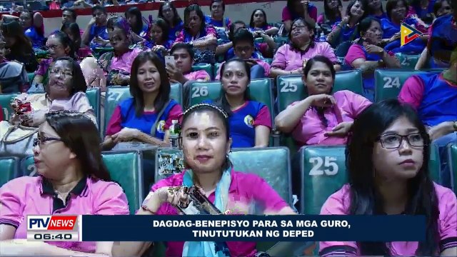 Dagdag benepisyo para sa mga guro, tinututukan ng DepEd