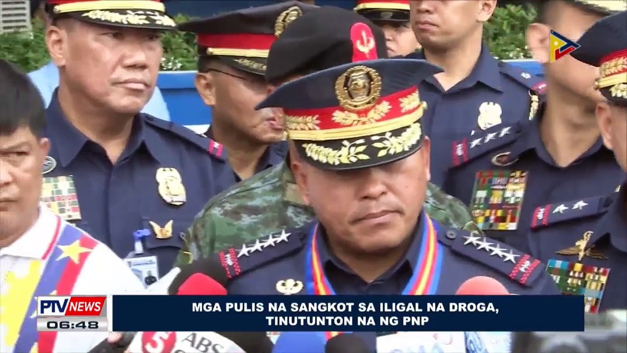 Mga pulis na sangkot sa iligal na droga, tinutunton ng PNP