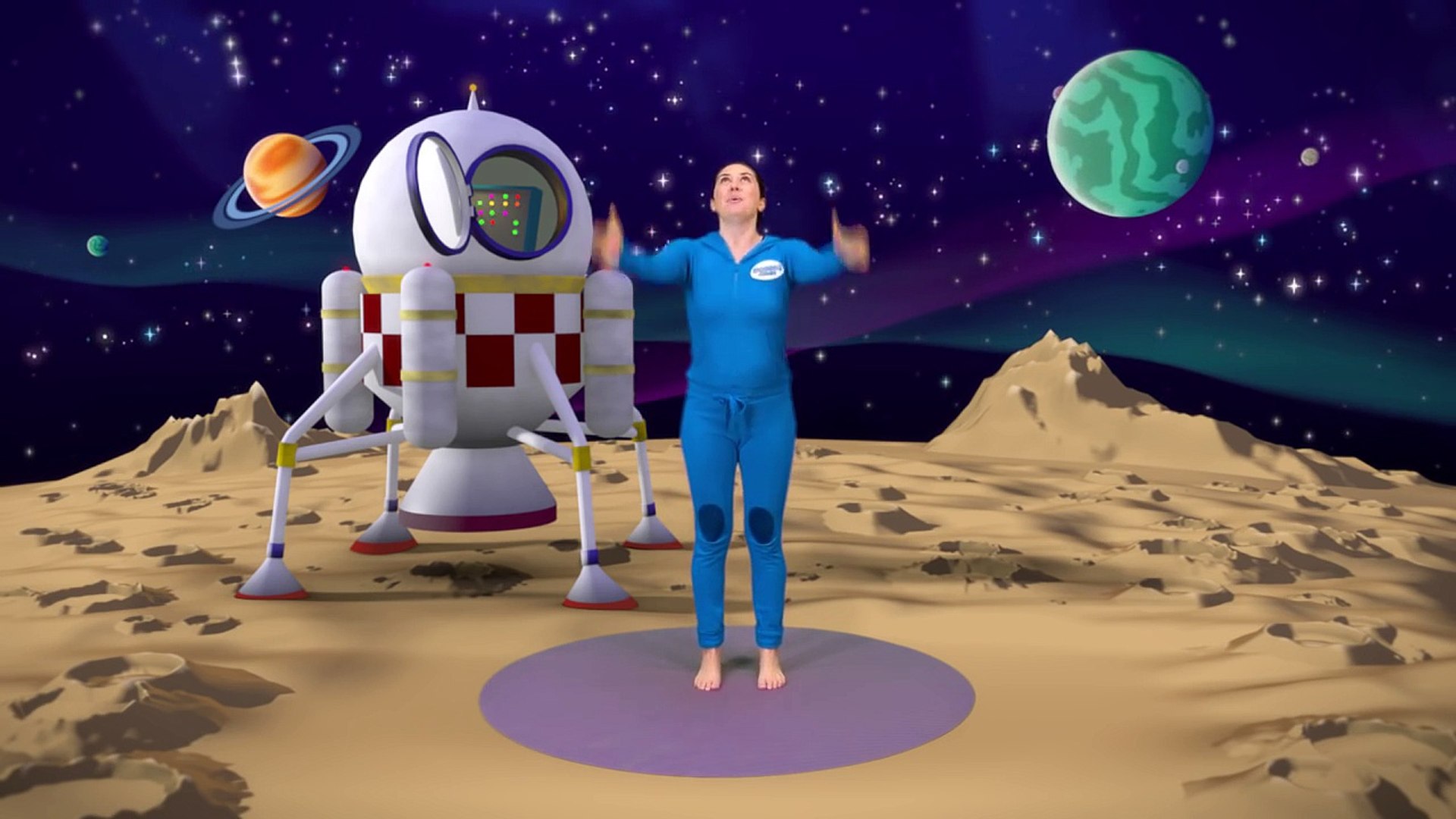 Mike and Muttnik on The Moon  A Cosmic Kids Yoga Adventure