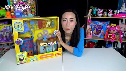 Jenny Play!스폰지밥장난감세트 프랭크톤으로부터집게리아를 지켜라 - Spongebob Squarepants Krusty Krab Playset