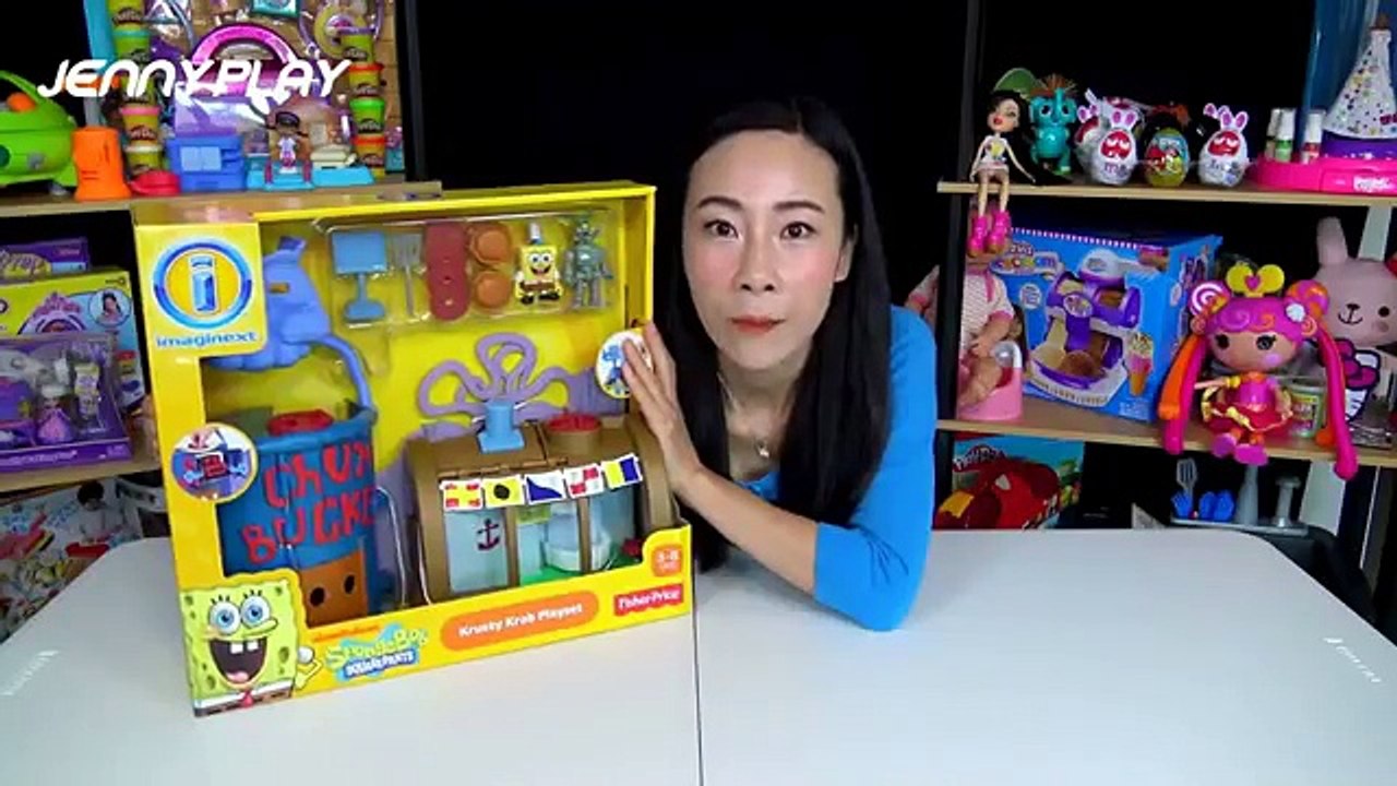 Jenny Play!스폰지밥장난감세트 프랭크톤으로부터집게리아를 지켜라 - Spongebob Squarepants Krusty Krab Playset