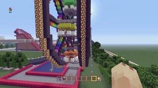 Minecraft XBOX Creative Craziness - Roller Coaster Madness [4]