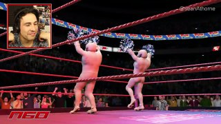 DanTDM Creates a Big Scene Battle Royal | WWE 2K17