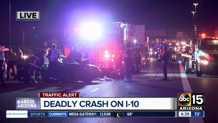 DPS: One dead in crash at Interstate 10 at 7th Avenue
