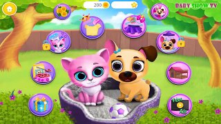 Kiki & Fifi Pet Friends - Animals Pet Care - Nail Arts Potty Training & Bathtime Fun - Kids Games