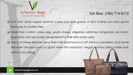 What is Vegan Leather and why should we have that in our closet?