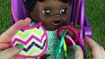 Early Saint Patricks Day Feeding with Baby Alive Real Surprises Doll Violet