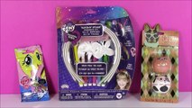 MLP Equestria Girls DIY Rainbow Splash Tie-Dye Headband Kit! Color & Spray with Water! Lip Gloss!